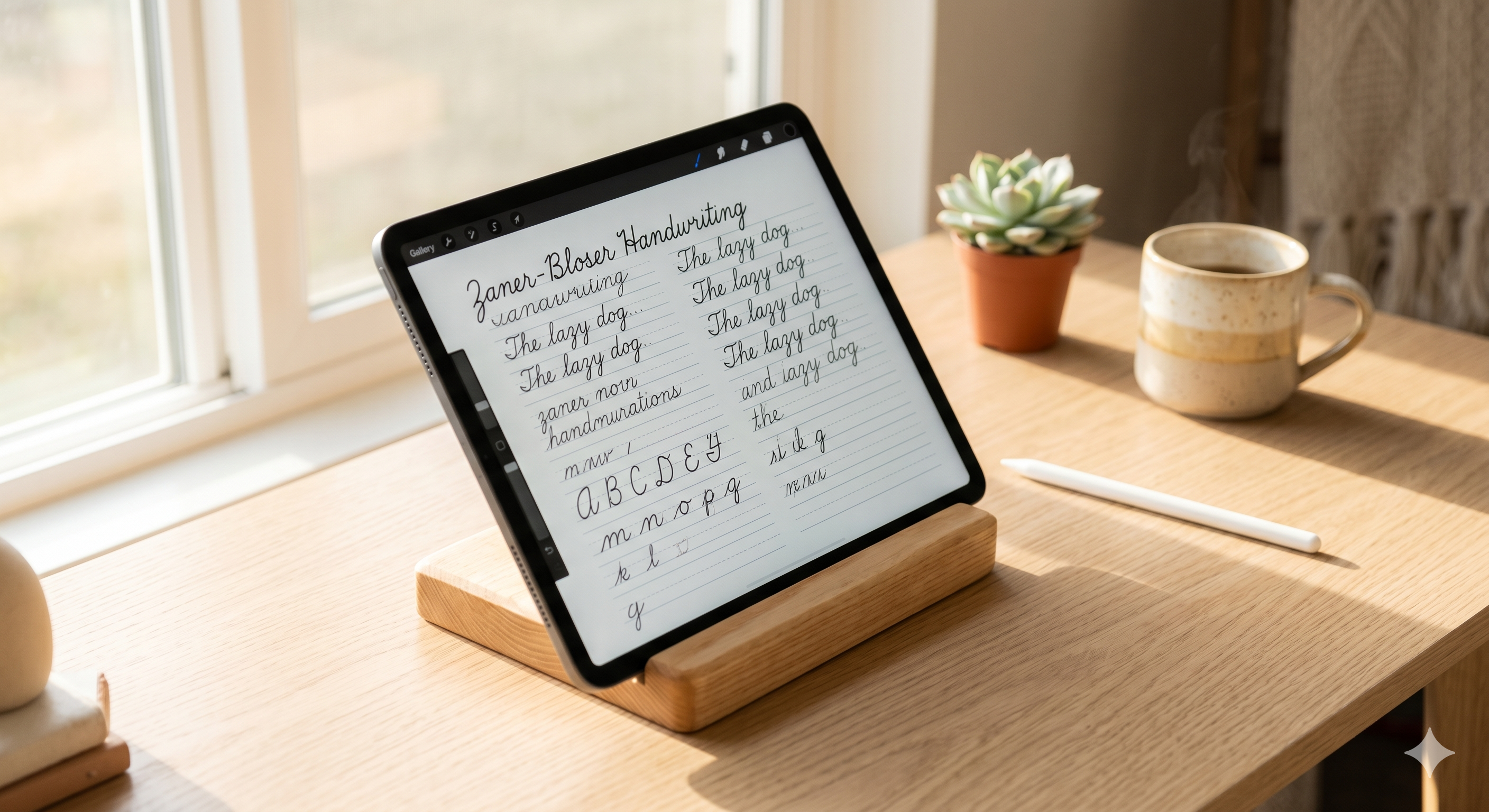 Zaner Bloser Font: Perfect Digital Handwriting for iPad