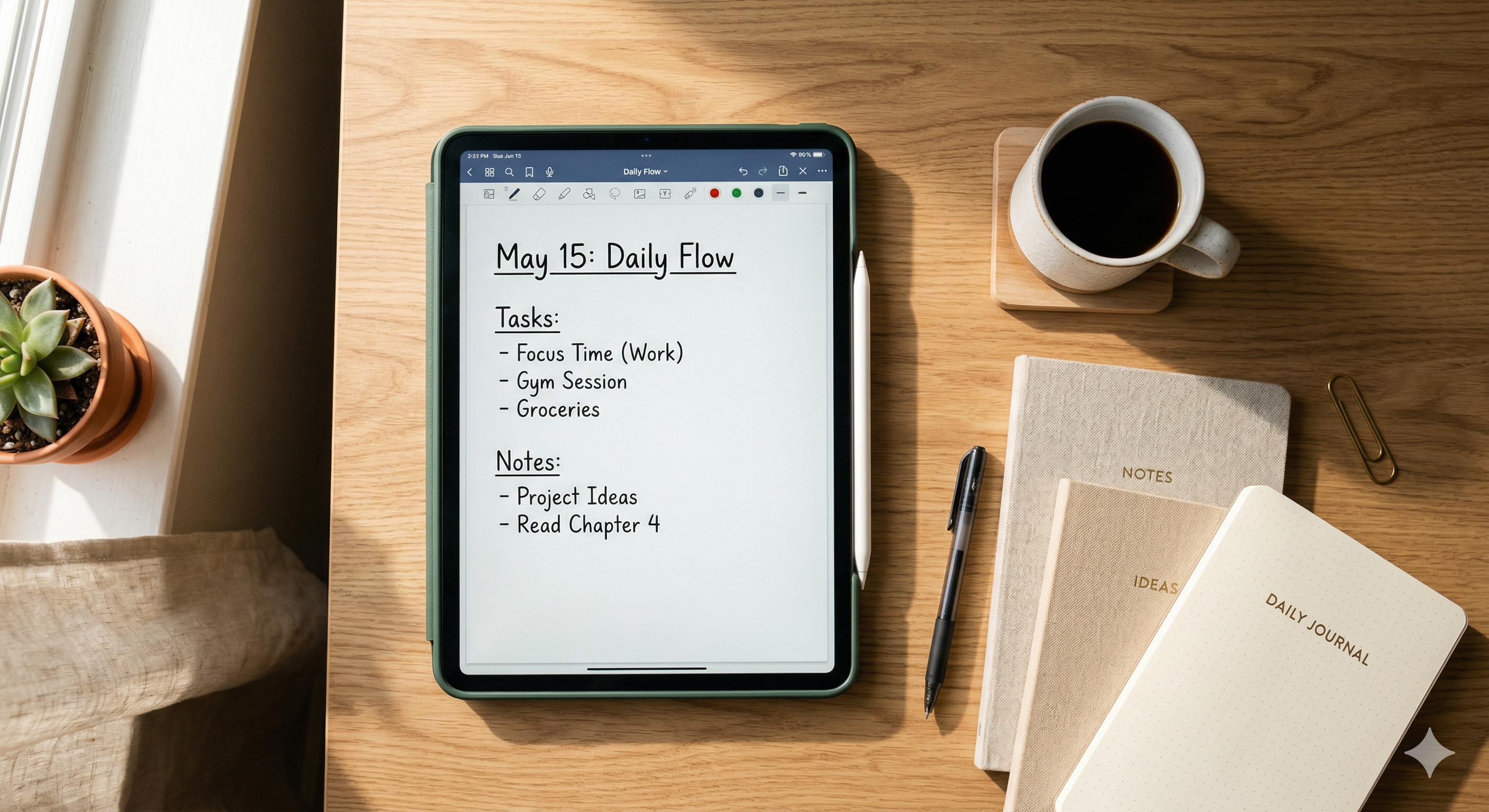 Free Digital Notebook for GoodNotes: 5 Sources + Setup