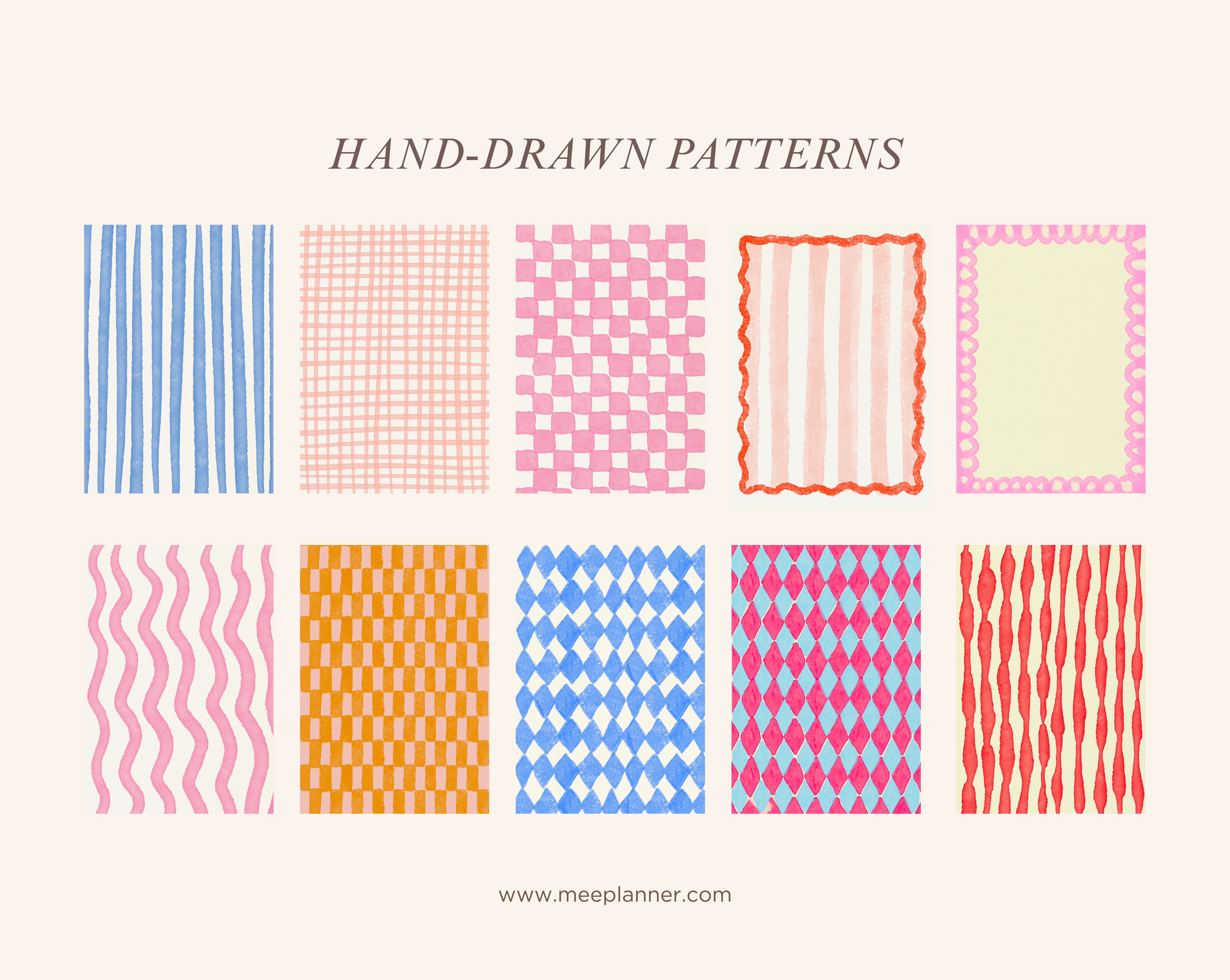 Whimsical Frames Digital Stickers