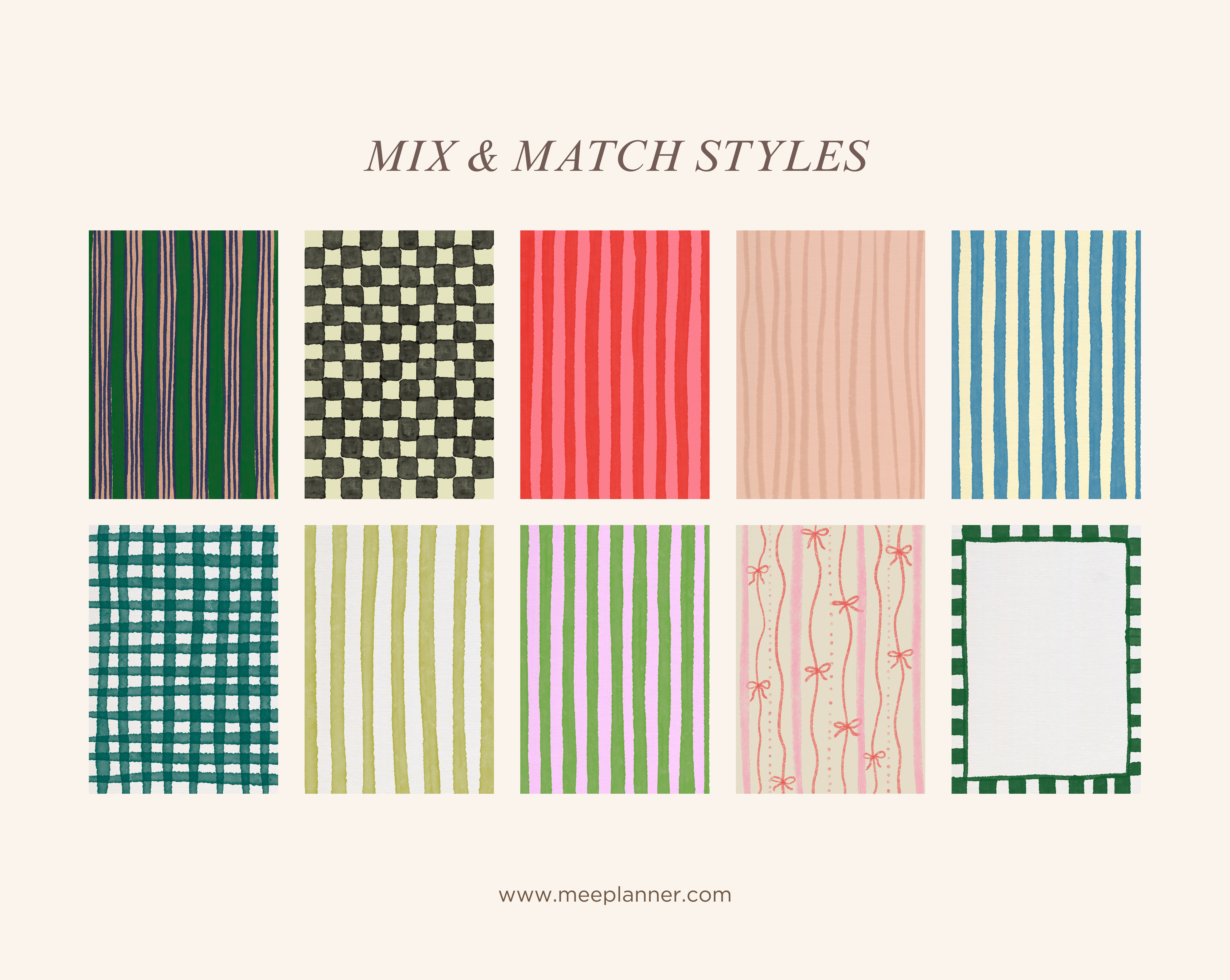 Whimsical Frames Digital Stickers