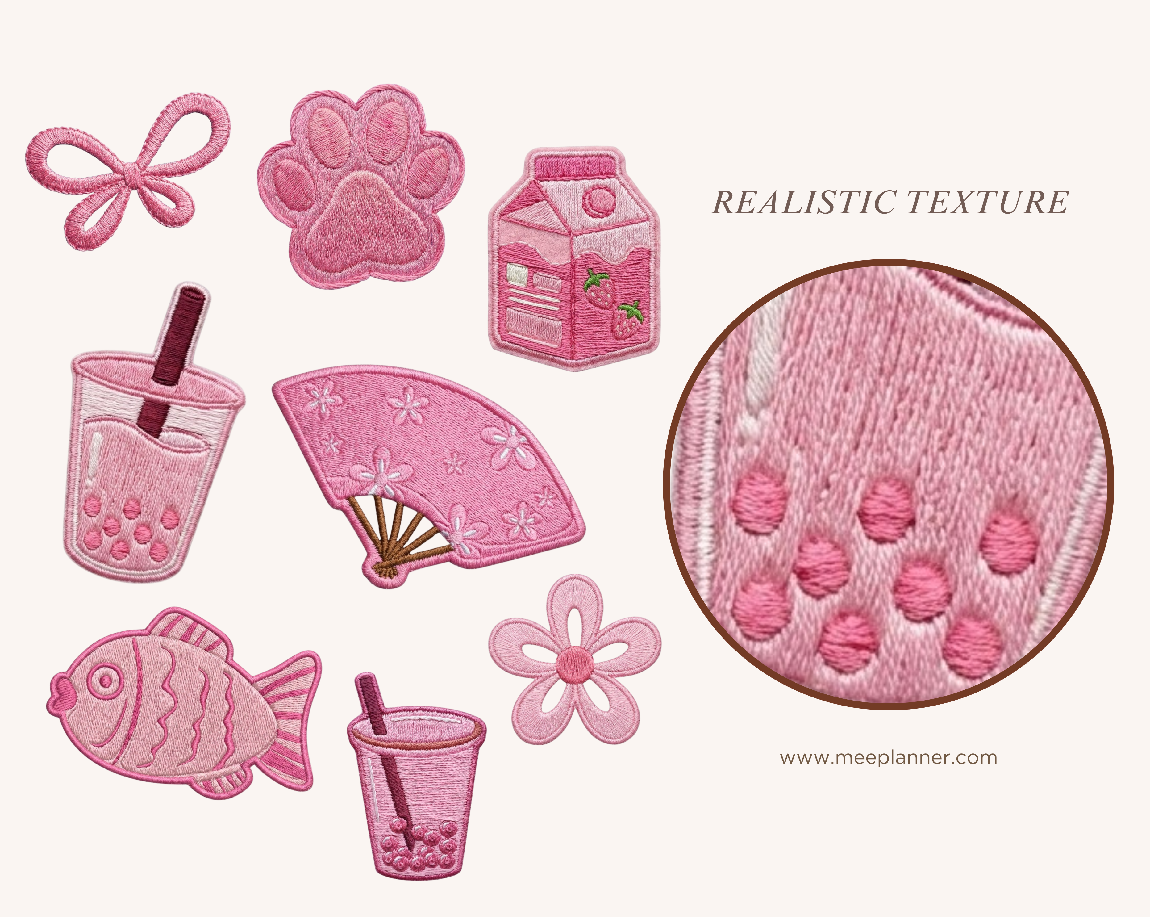 Patch Style Digital Stickers