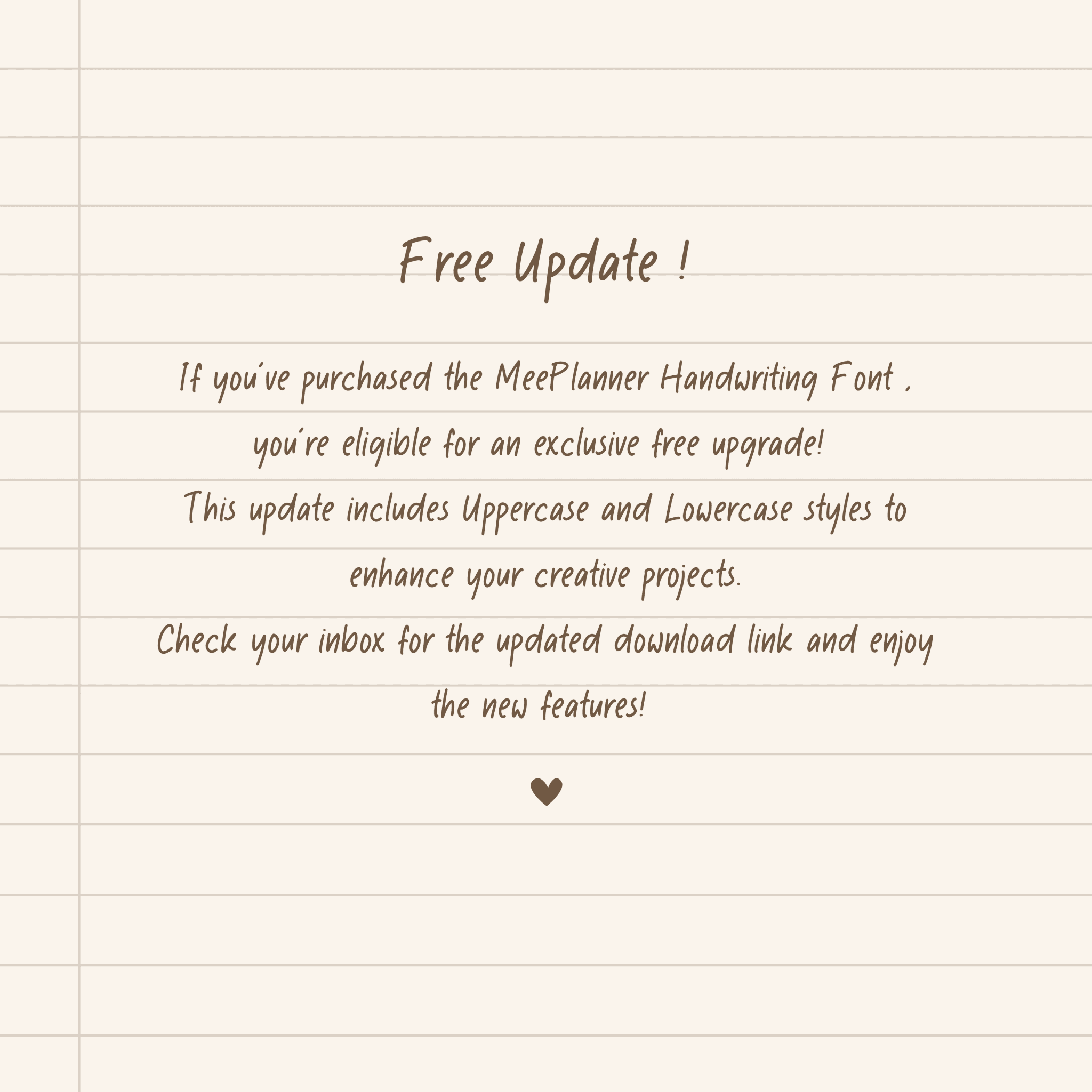 Aesthetic Handwriting Font - Meeplanner