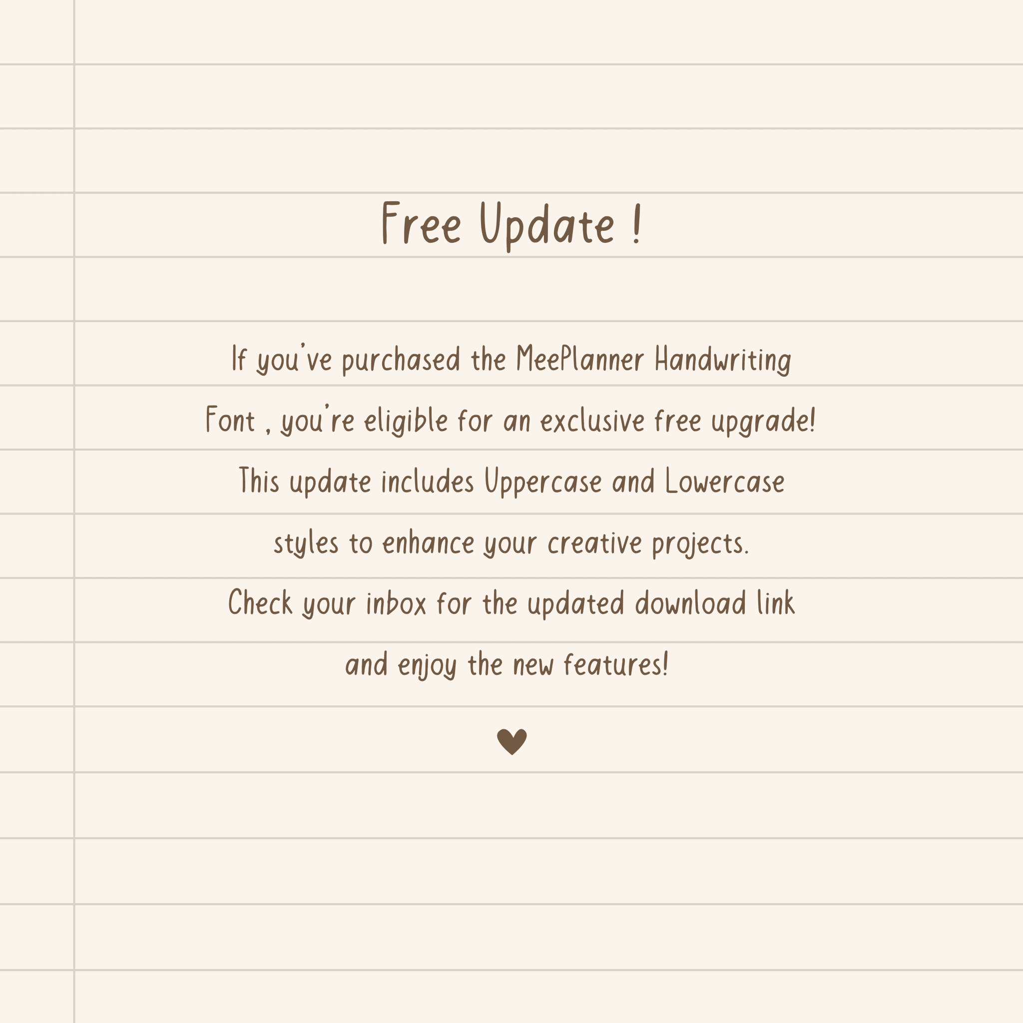 Aesthetic Handwriting Font - Meeplanner