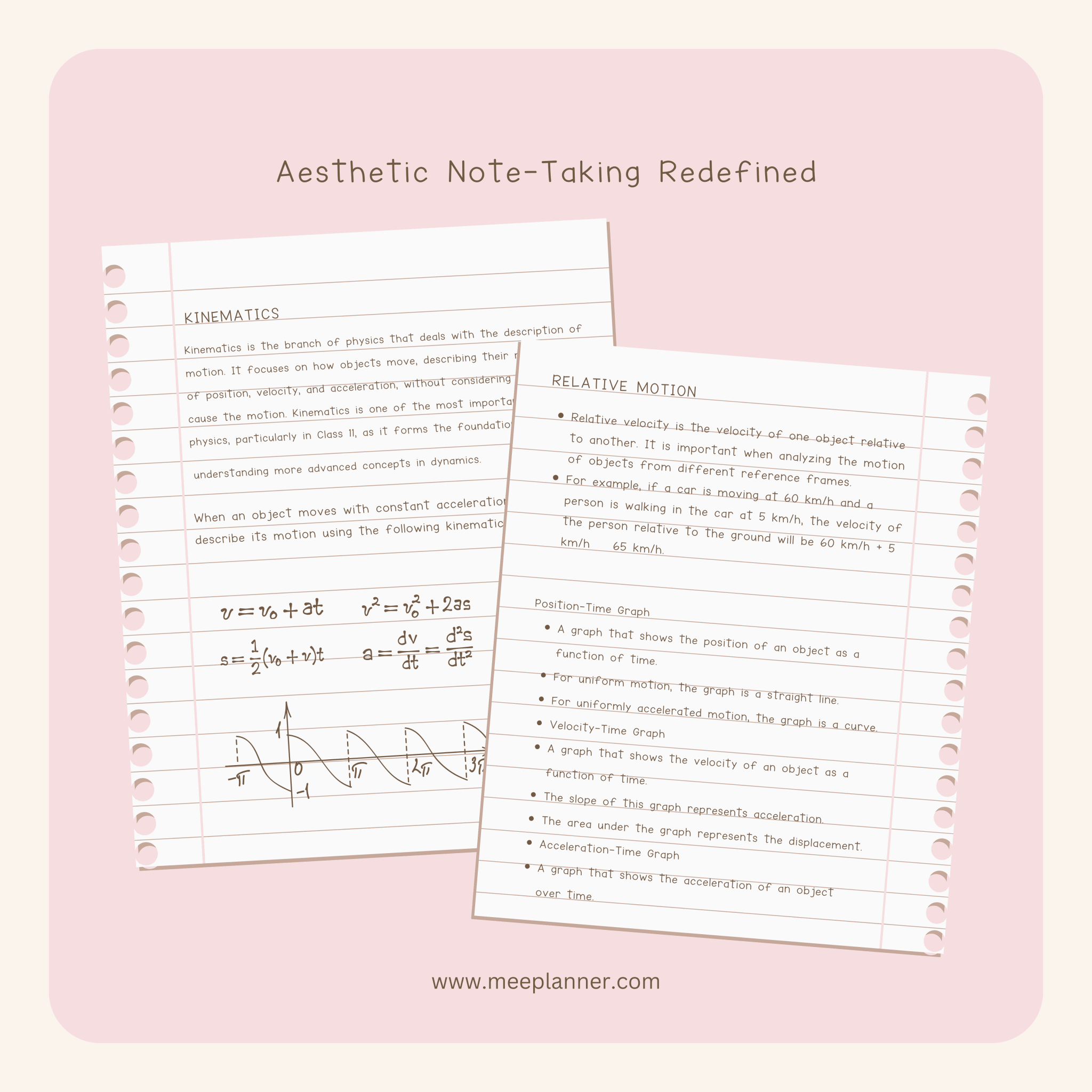 Aesthetic Handwriting Font - Meeplanner