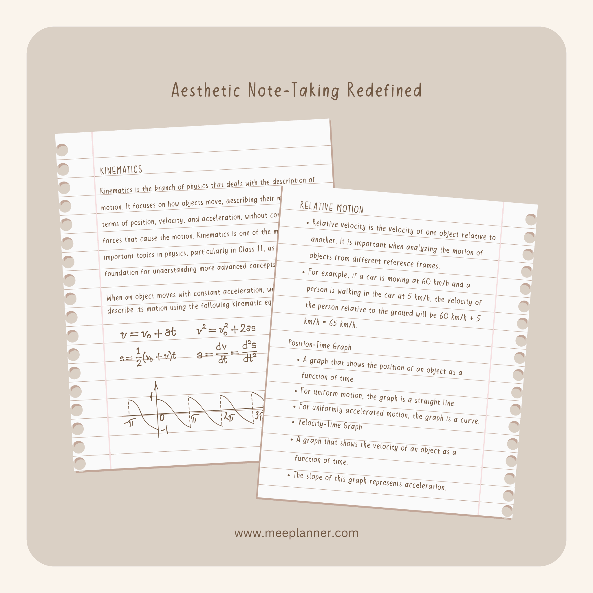 Aesthetic Handwriting Font - Meeplanner