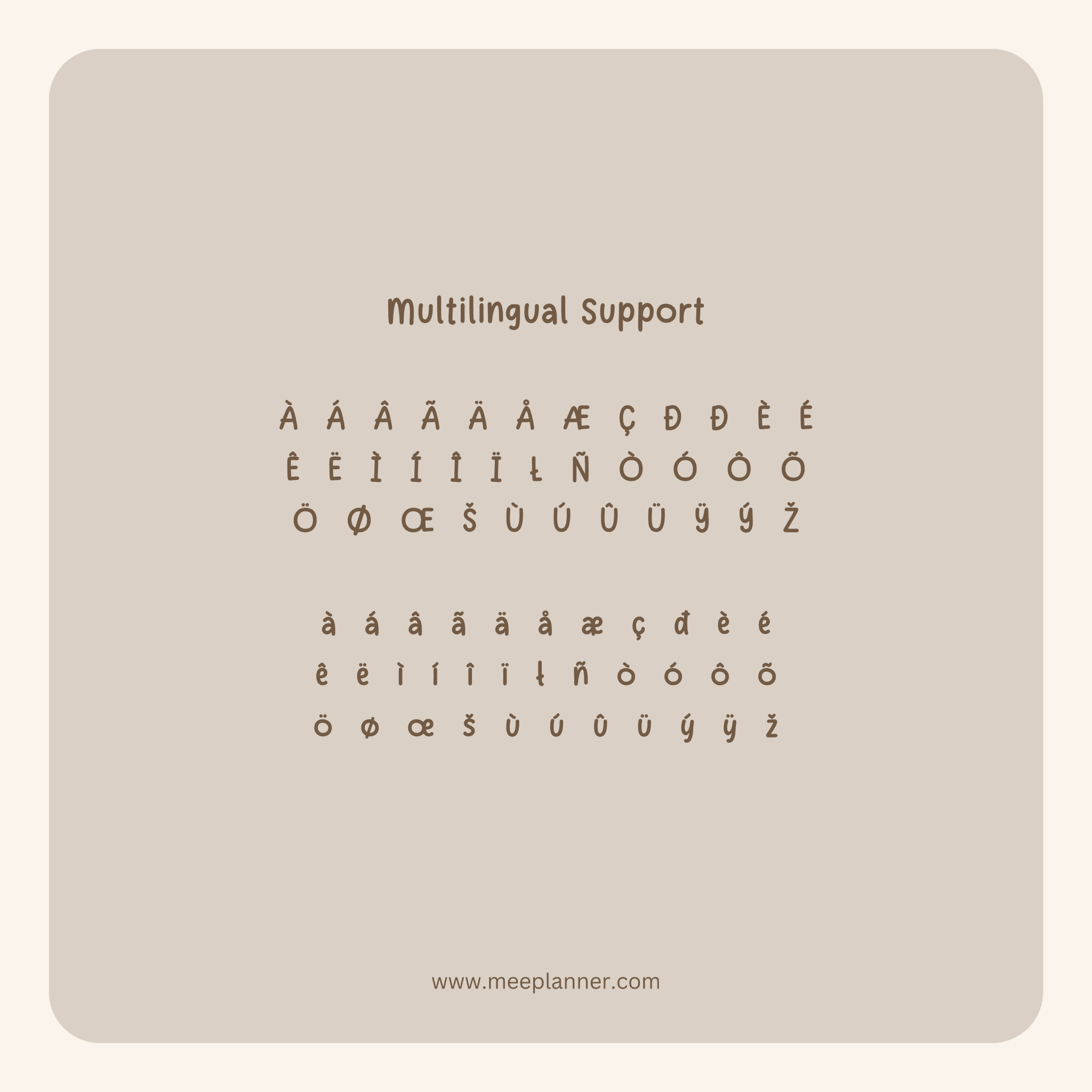 Aesthetic Handwriting Font - Meeplanner