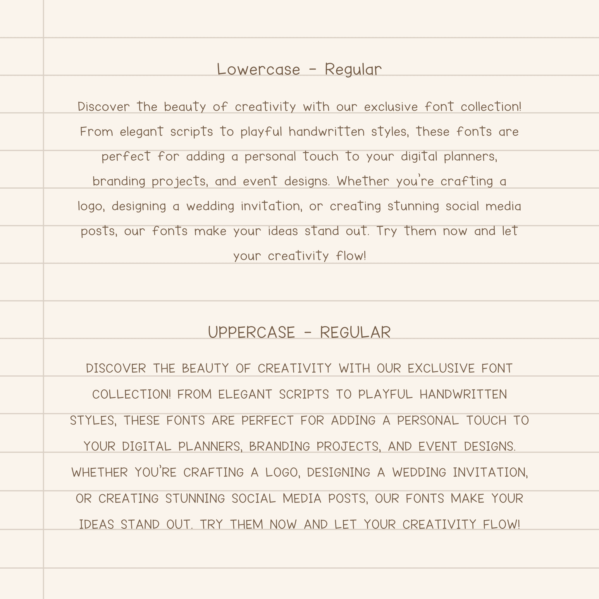 Aesthetic Handwriting Font - Meeplanner