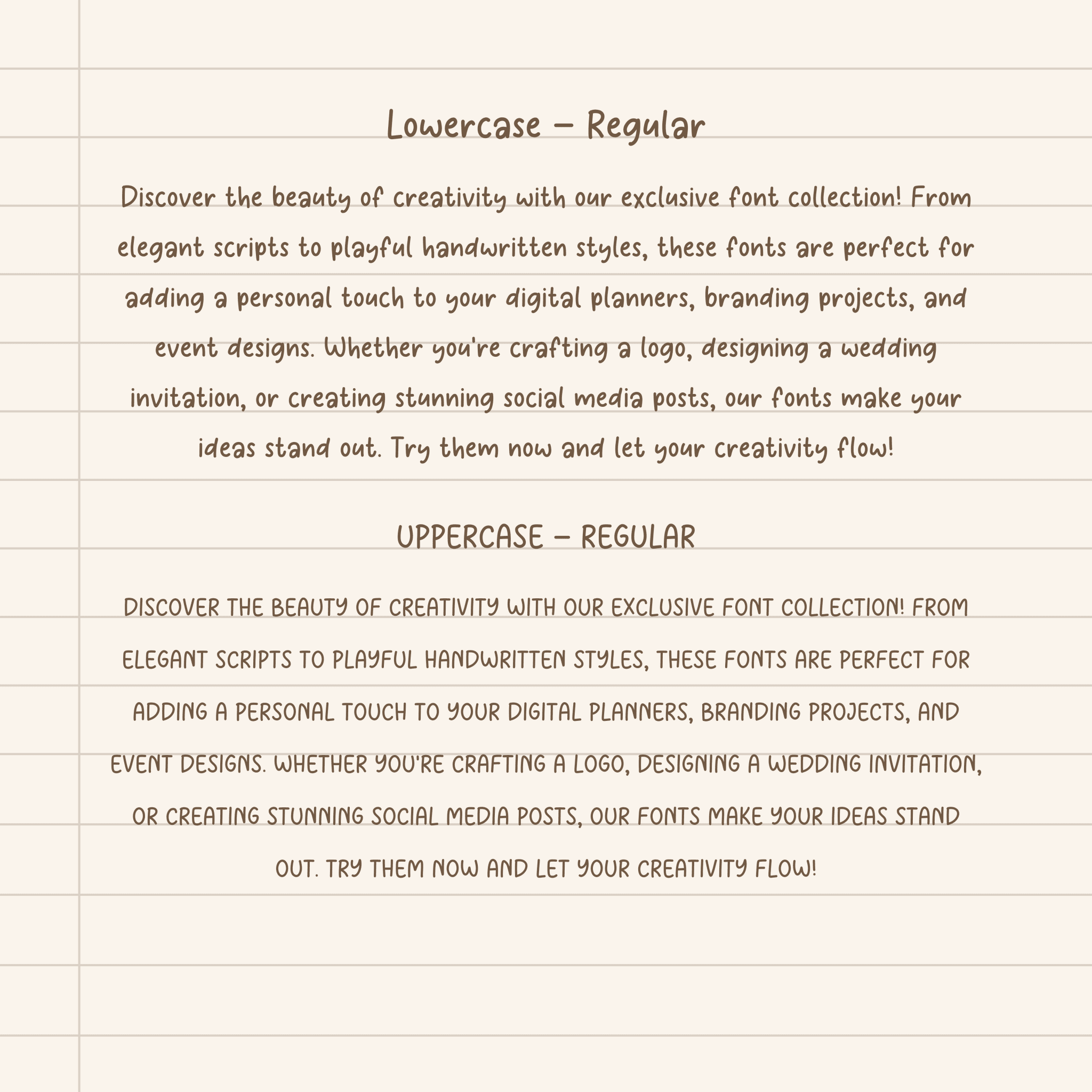 Aesthetic Handwriting Font - Meeplanner
