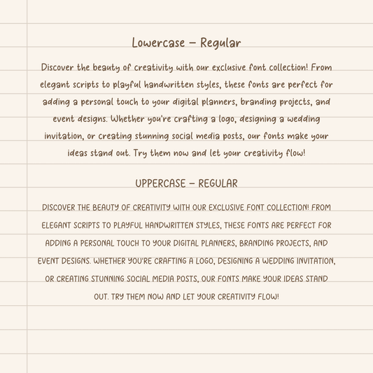 Aesthetic Handwriting Font - Meeplanner