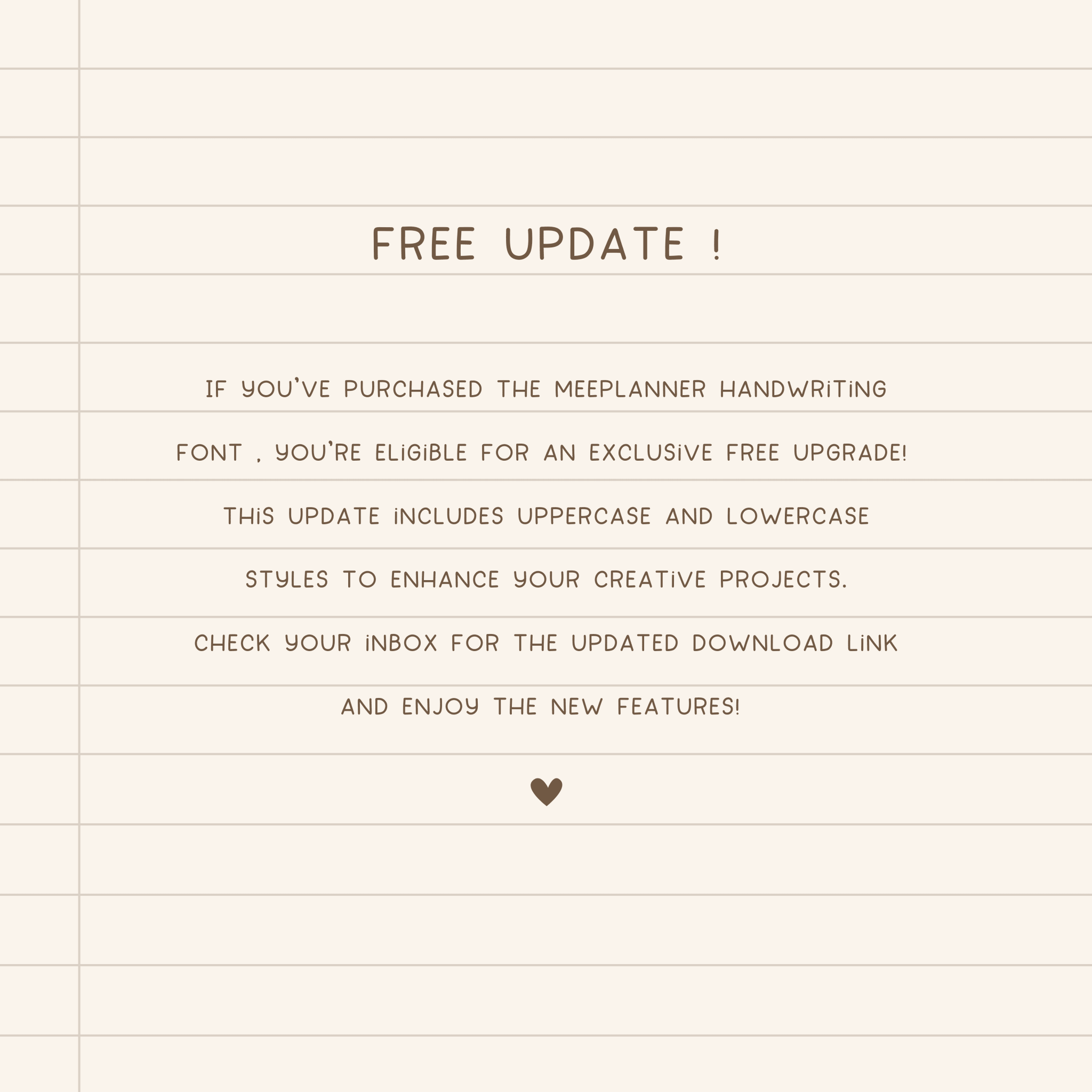 Aesthetic Handwriting Font - Meeplanner