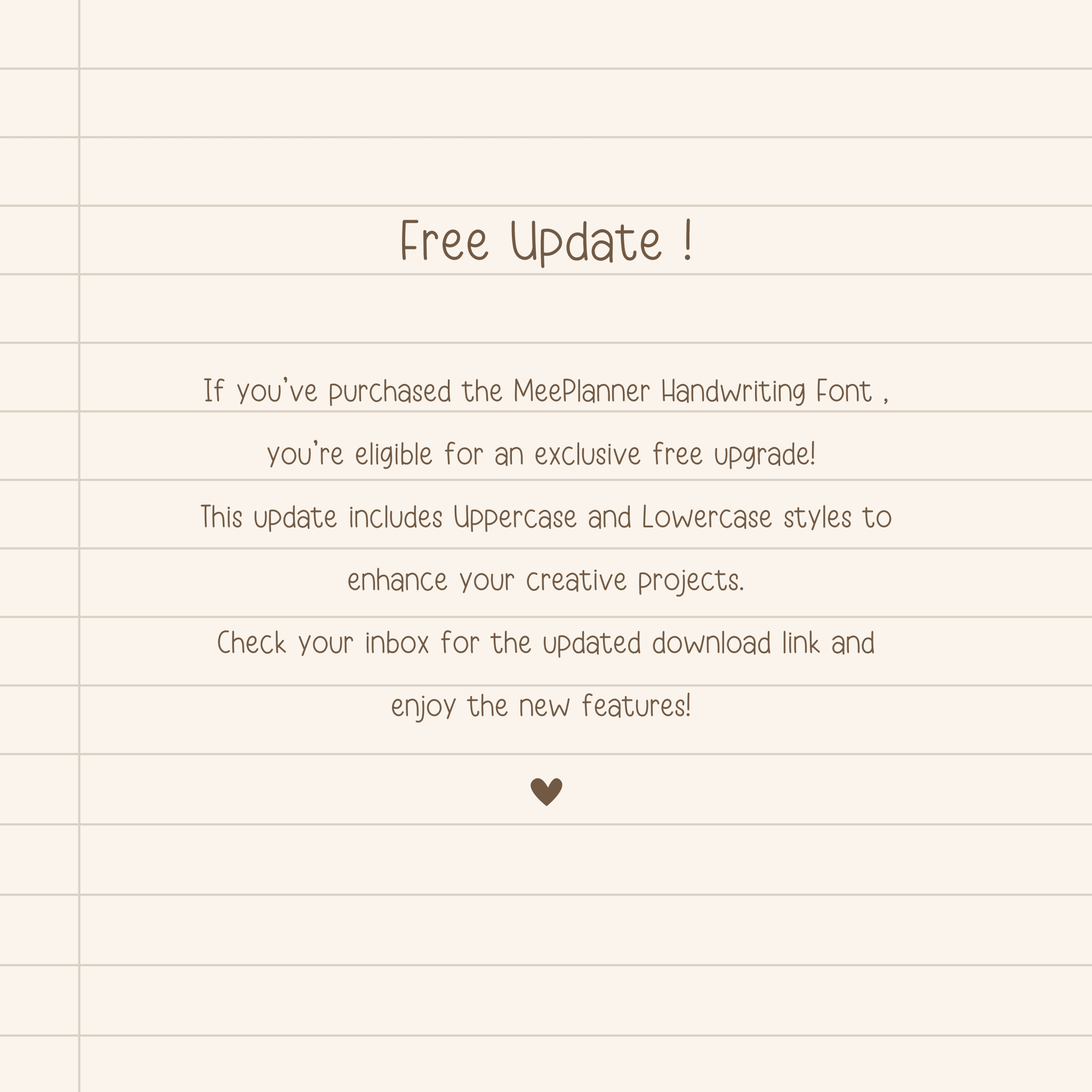 Aesthetic Handwriting Font - Meeplanner