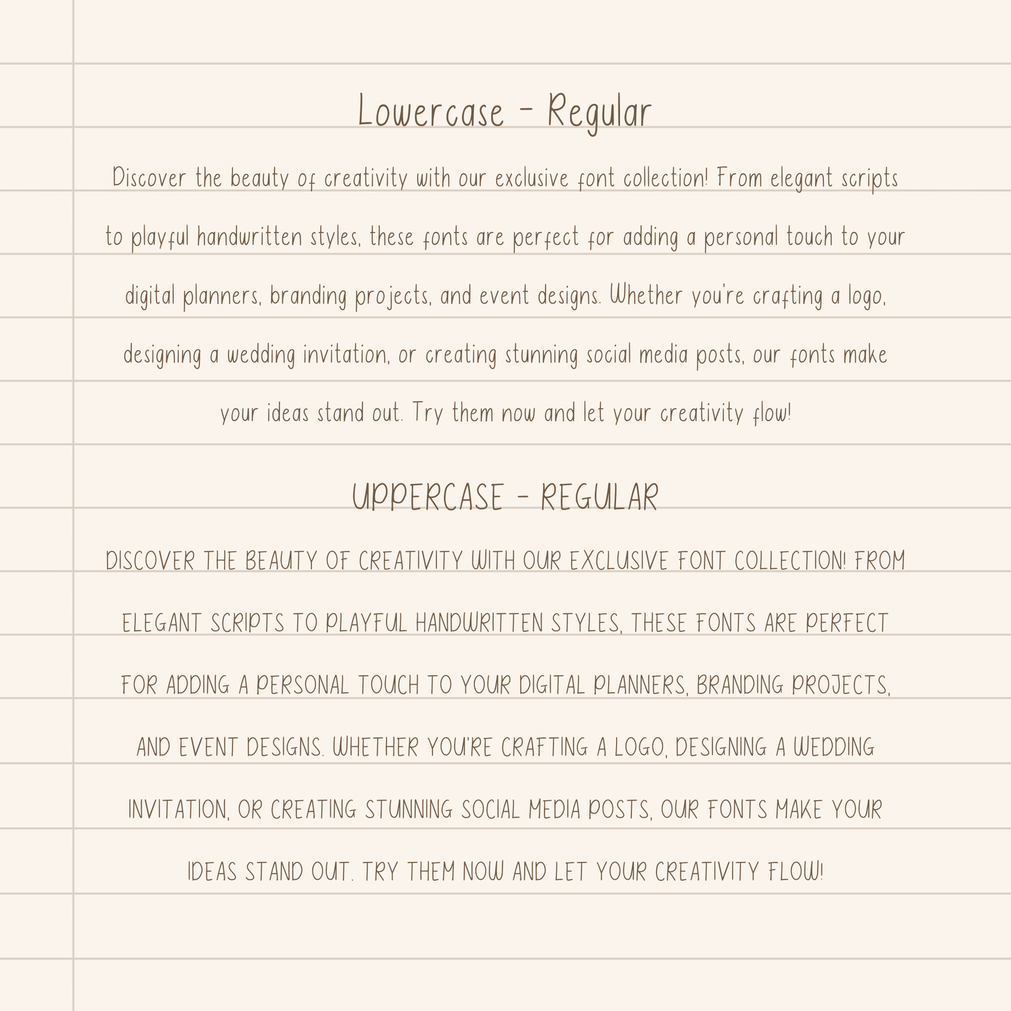 Aesthetic Handwriting Font - Meeplanner