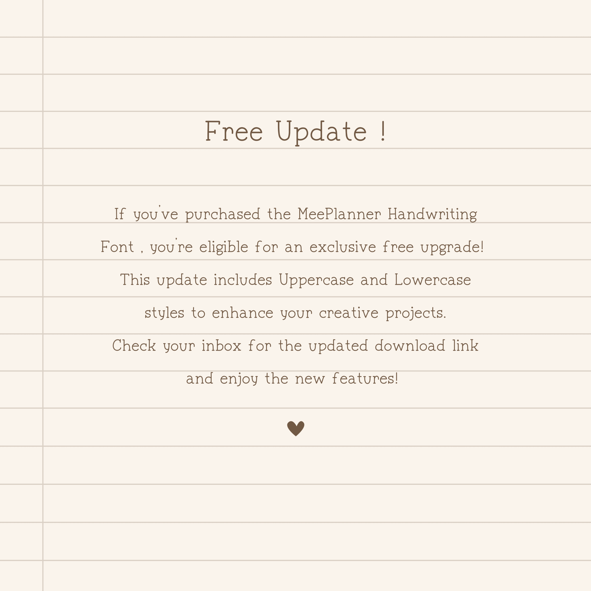 Aesthetic Handwriting Font - Meeplanner
