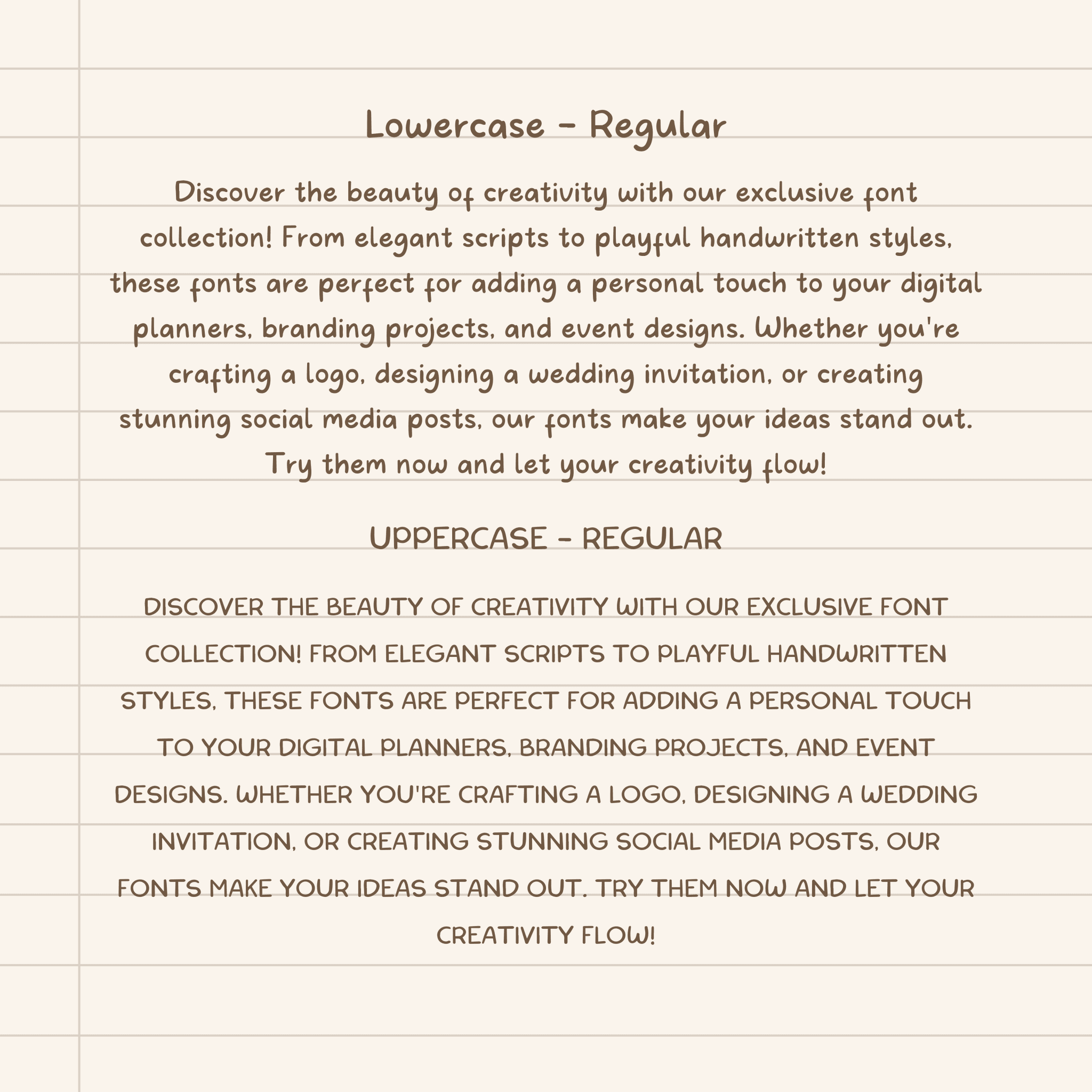 Aesthetic Handwriting Font - Meeplanner
