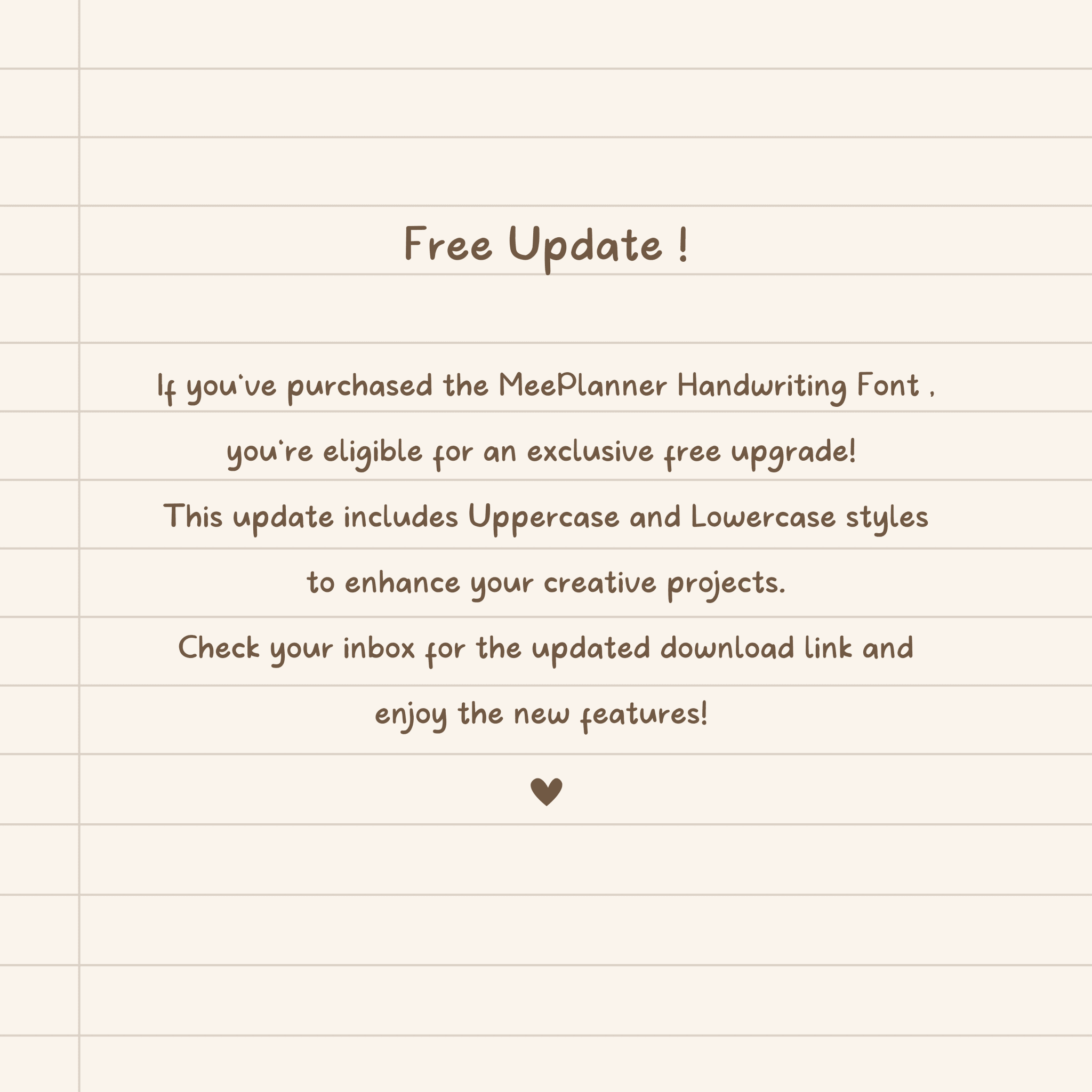 Aesthetic Handwriting Font - Meeplanner