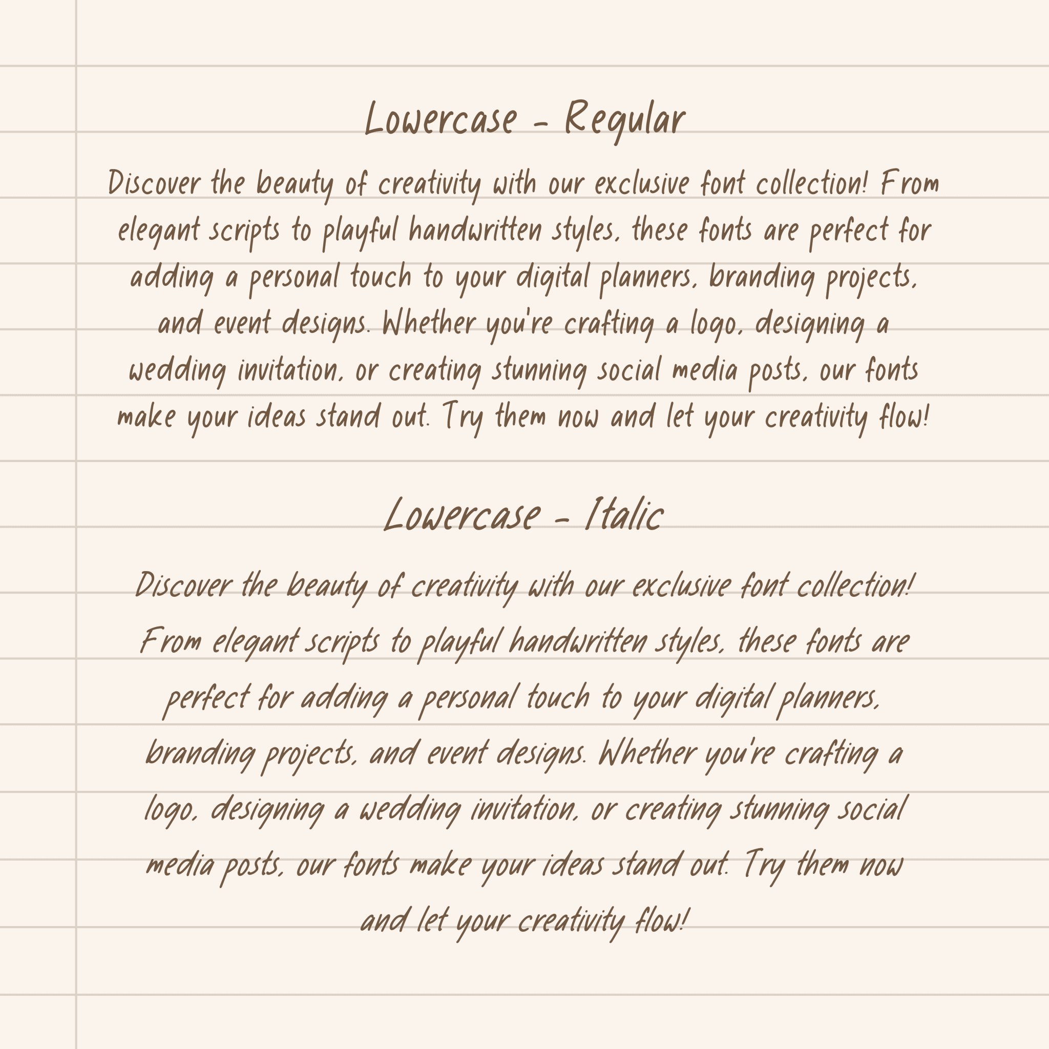 Aesthetic Handwriting Font - Meeplanner