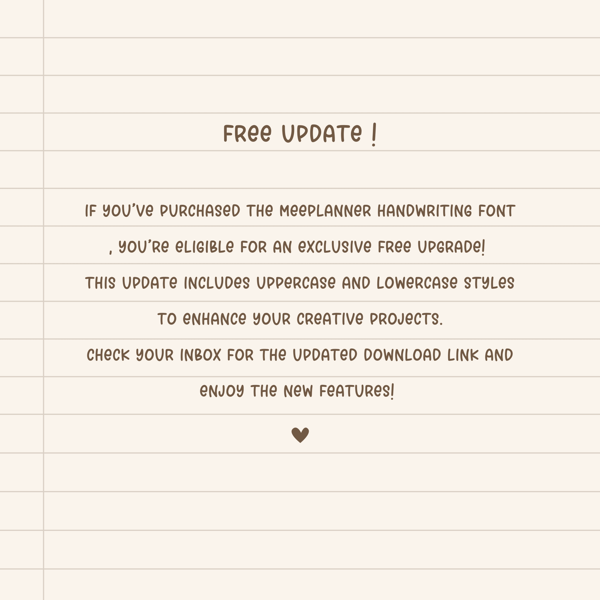 Aesthetic Handwriting Font - Meeplanner