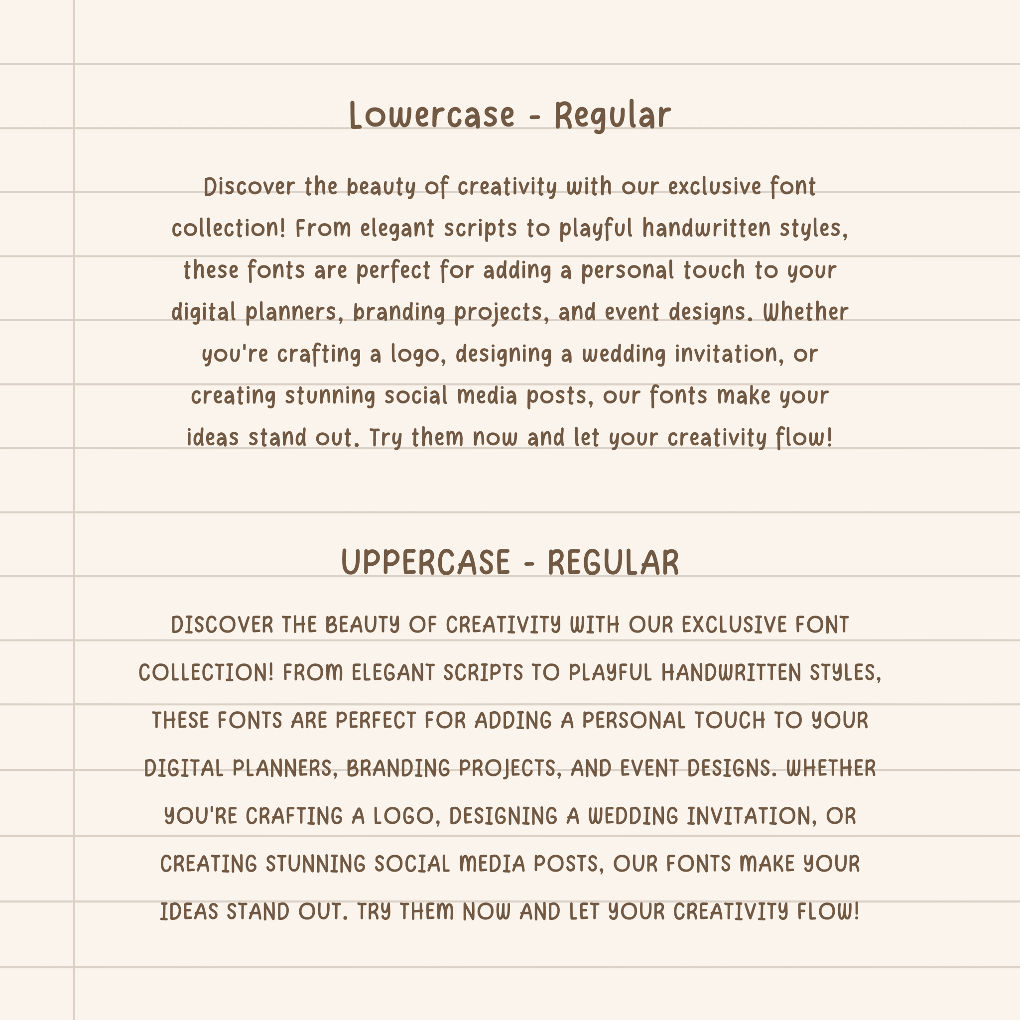 Aesthetic Handwriting Font - Meeplanner