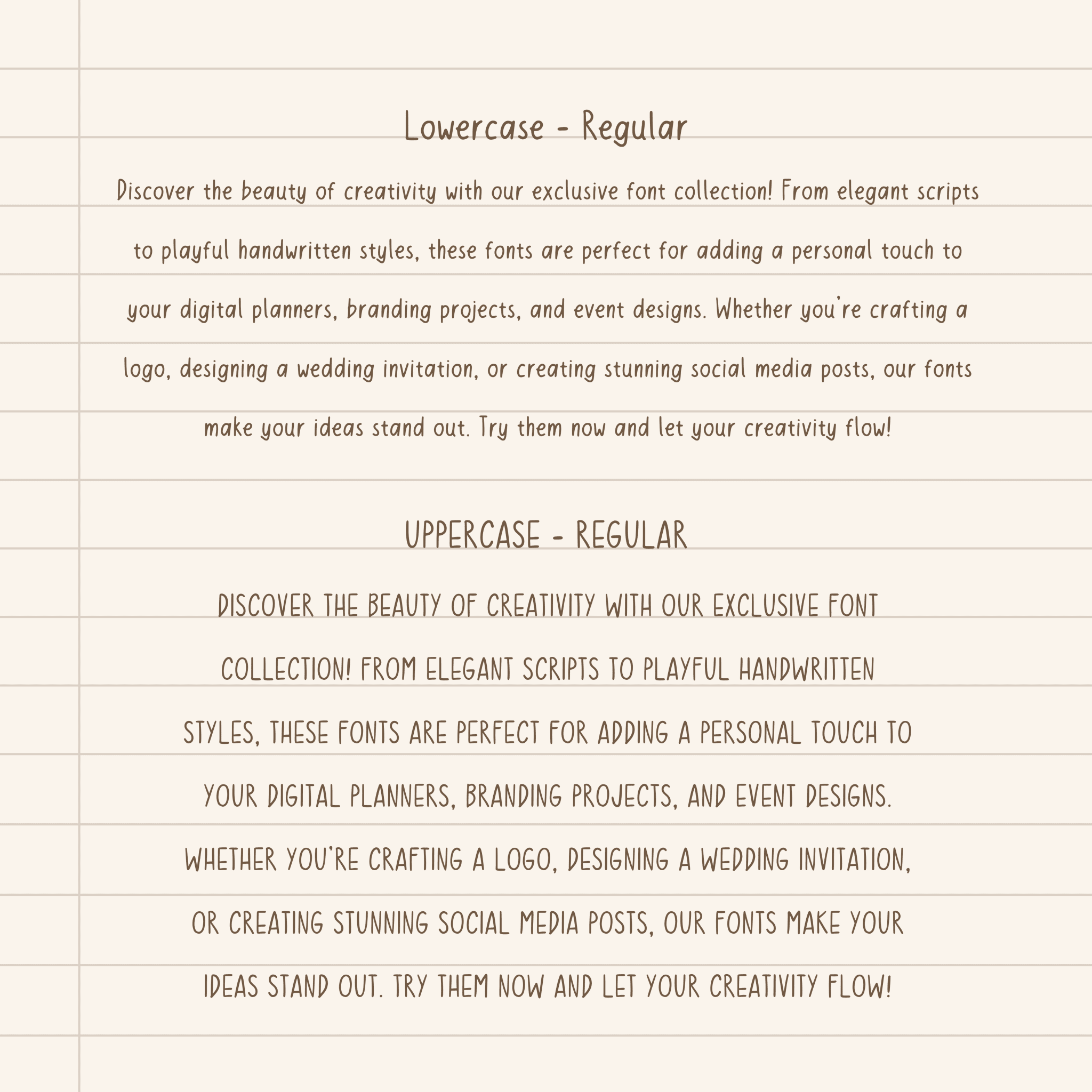 Aesthetic Handwriting Font - Meeplanner