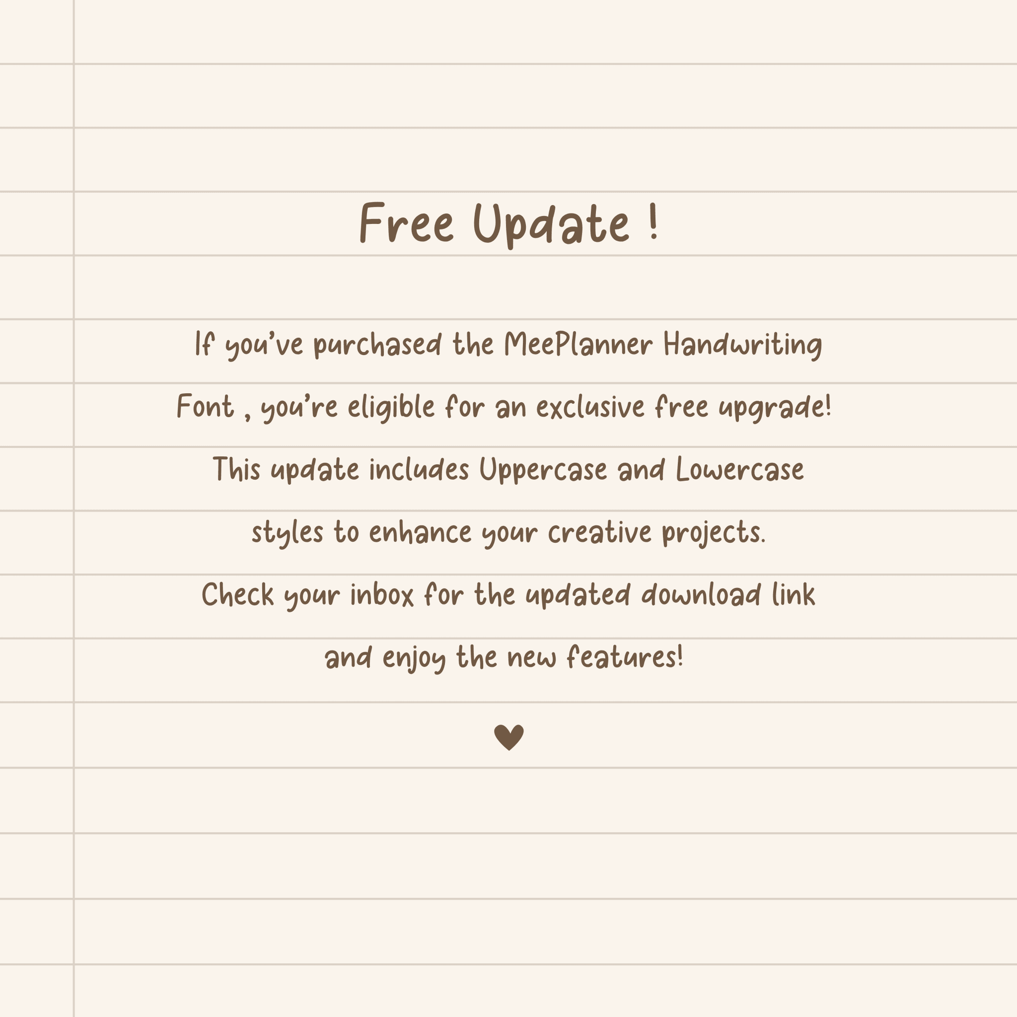 Aesthetic Handwriting Font - Meeplanner