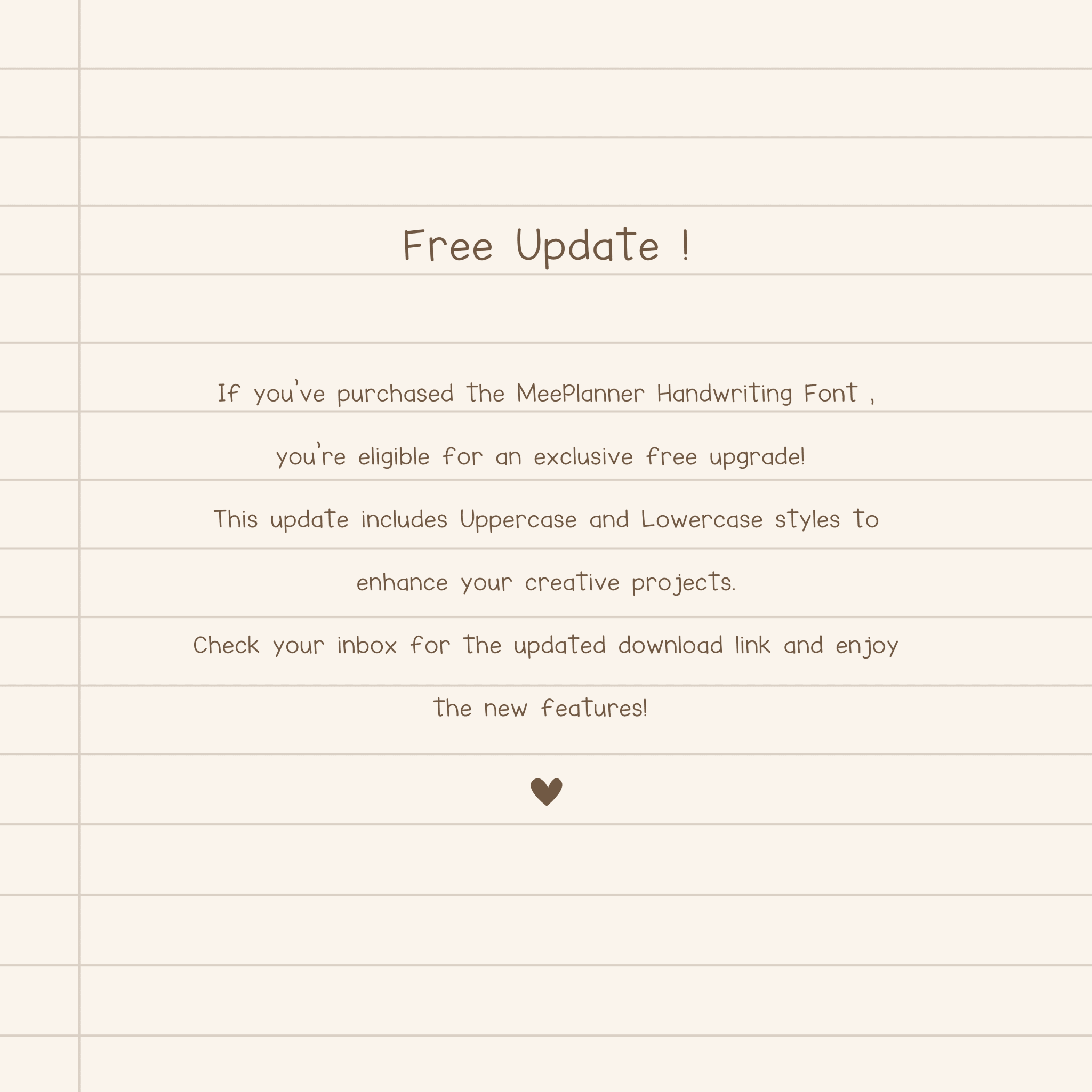 Aesthetic Handwriting Font - Meeplanner