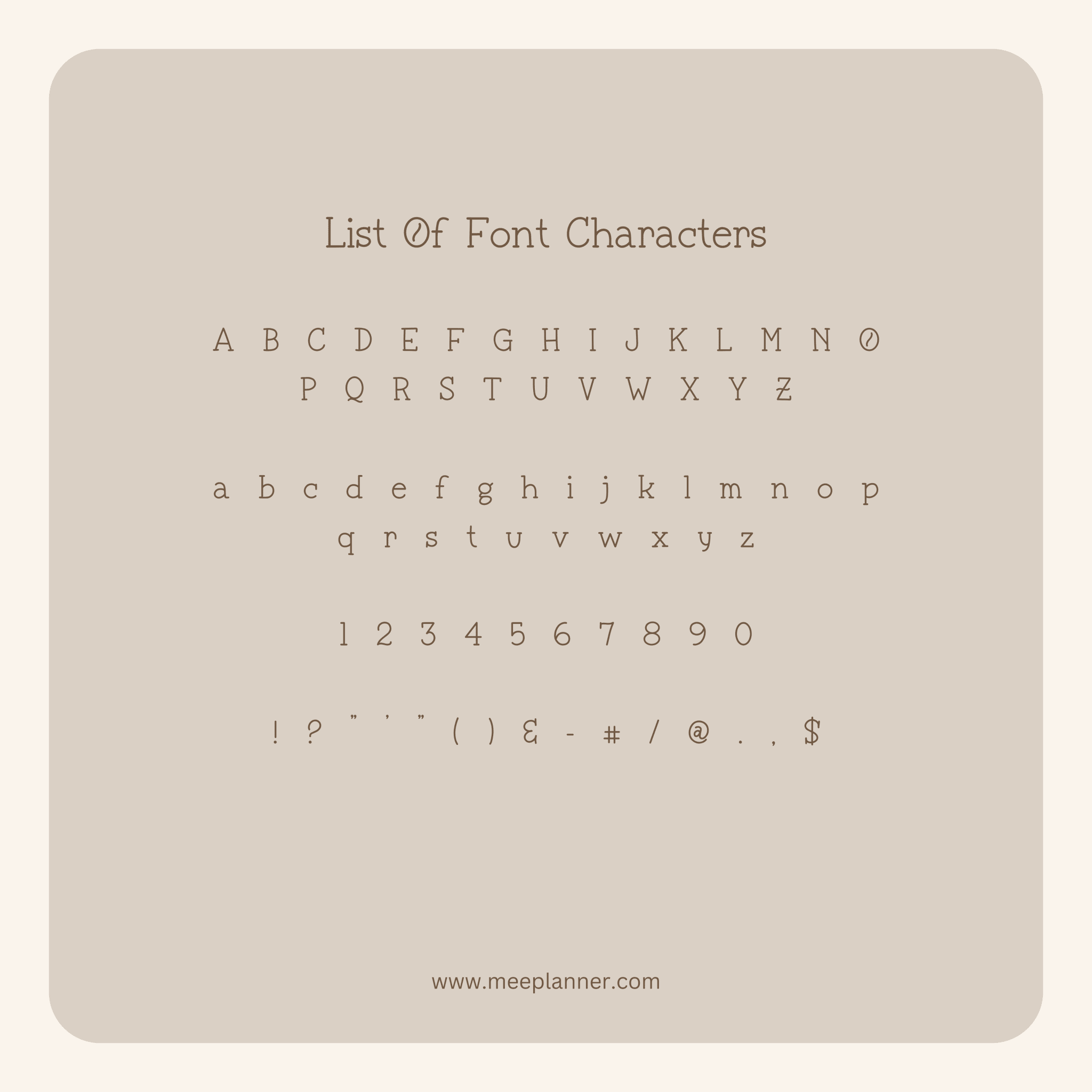 Aesthetic Handwriting Font - Meeplanner
