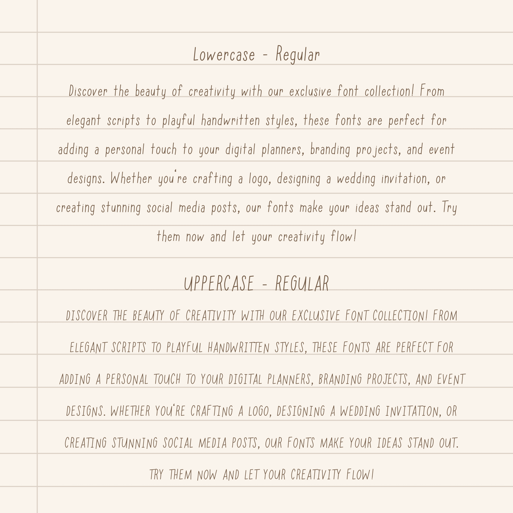 Aesthetic Handwriting Font - Meeplanner