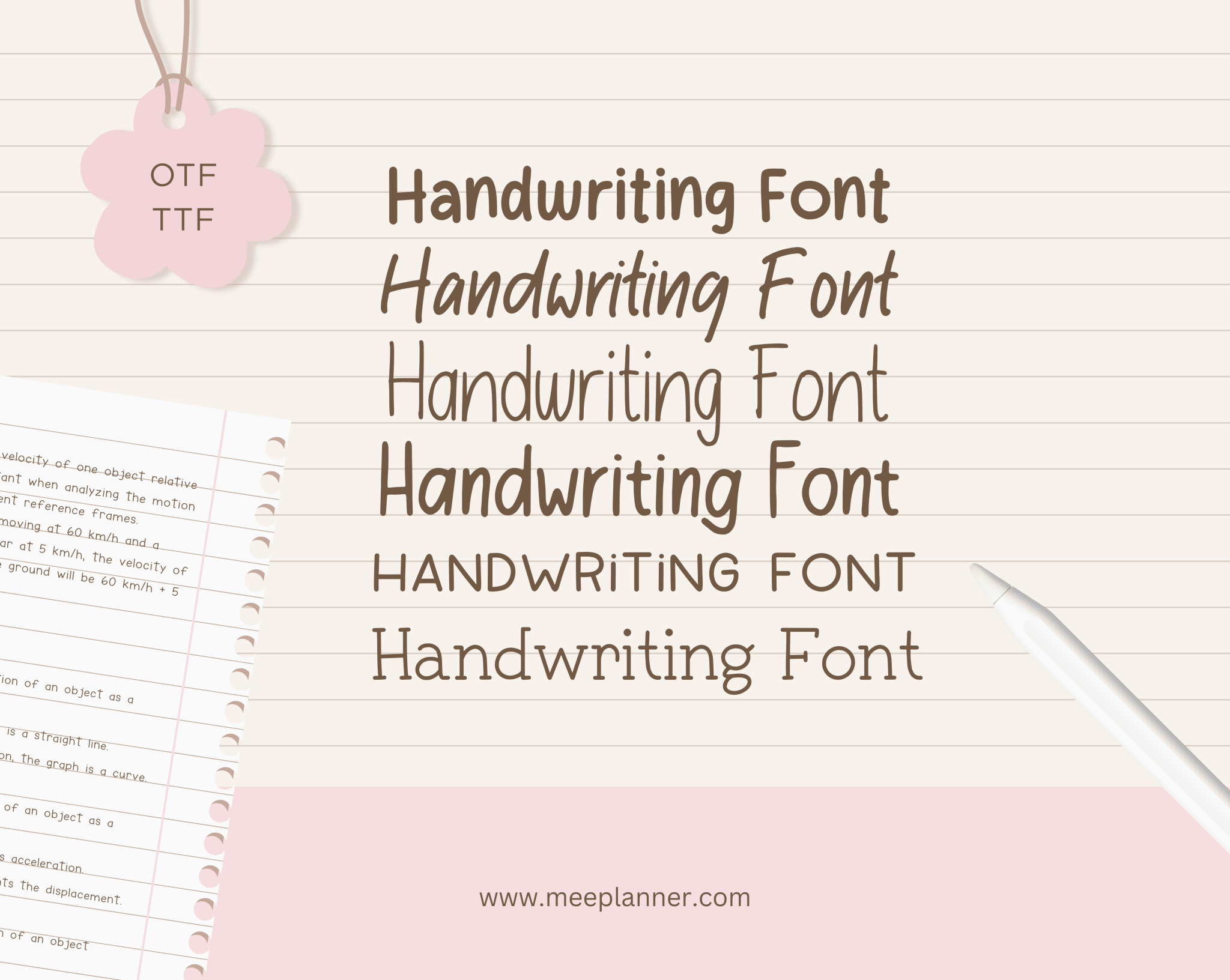Handwritten Fonts Mega Pack - Meeplanner