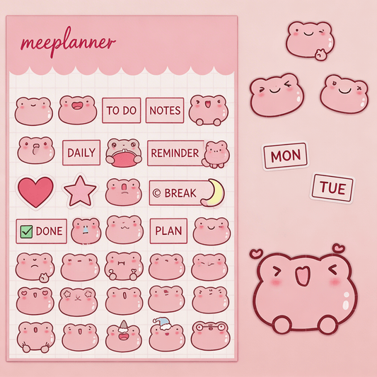 Miu Jiu Cute Sticker Series 01 (+200 Sticker) - New! - Meeplanner