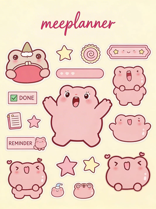 Miu Jiu Cute Sticker Series 01 (+200 Sticker) - New! - Meeplanner