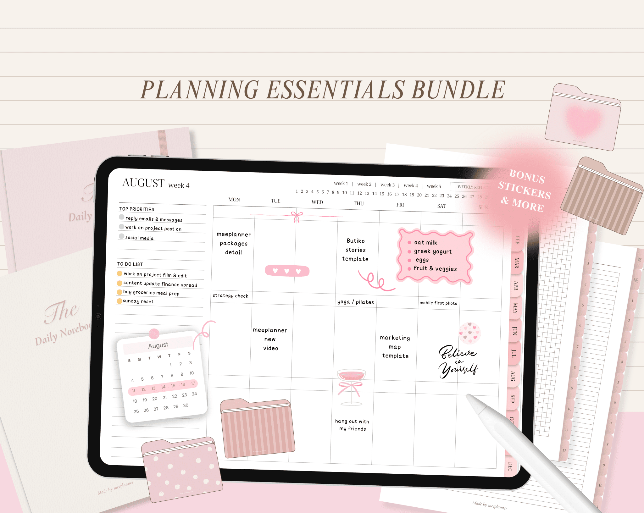 Planning Essentials Bundle - Meeplanner