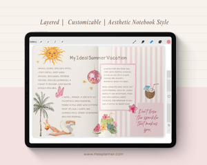 Procreate Digital Journal Template 9905975886107
