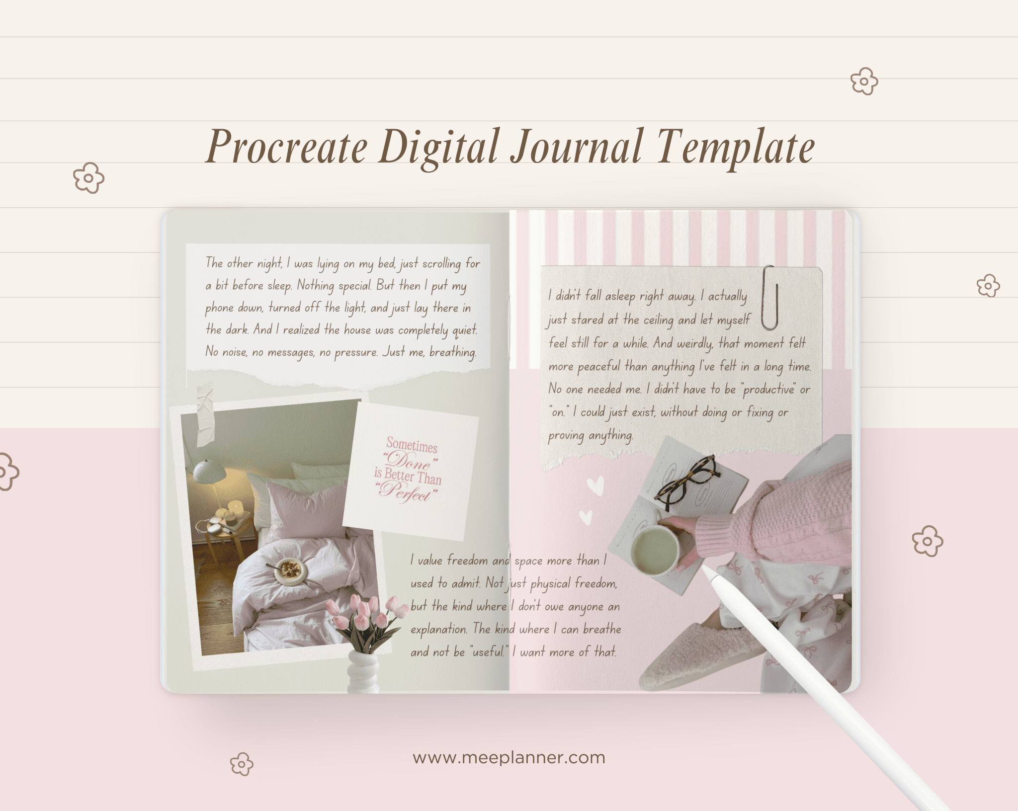Procreate Digital Journal Template - Meeplanner