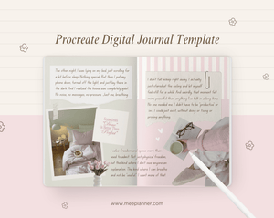 Procreate Digital Journal Template 9905975886107