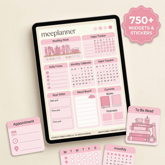 The Ultimate Daily Digital Planner Series 03 | 750+ Stickers Included - New! - Meeplanner