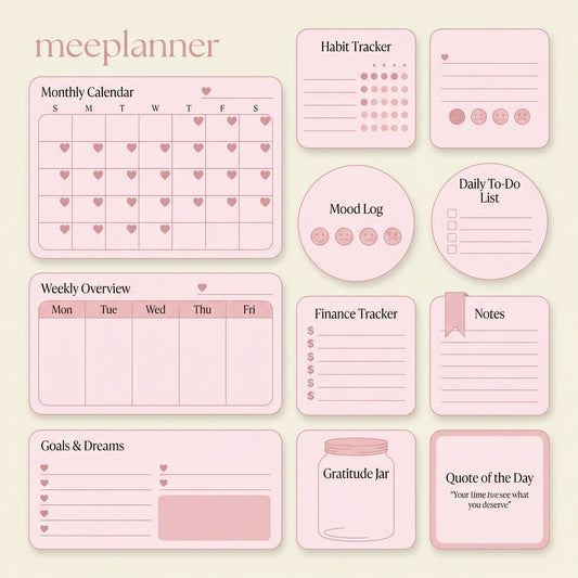 The Ultimate Daily Digital Planner Series 03 | 750+ Stickers Included - New! - Meeplanner