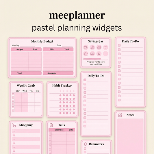 The Ultimate Daily Digital Planner Series 03 | 750+ Stickers Included - New! - Meeplanner